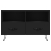 Mueble para TV madera contrachapada negro 80x36x50 cm