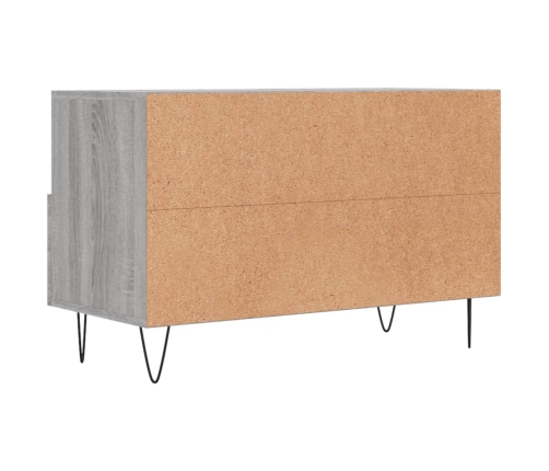 Mueble de TV madera de ingeniería gris Sonoma 80x36x50 cm