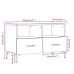 vidaXL Mueble para TV madera contrachapada blanco 80x36x50 cm