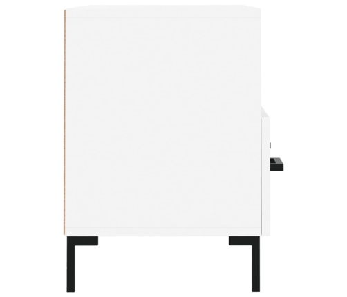 vidaXL Mueble para TV madera contrachapada blanco 80x36x50 cm