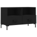 Mueble para TV madera contrachapada negro 80x36x50 cm