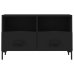 Mueble para TV madera contrachapada negro 80x36x50 cm