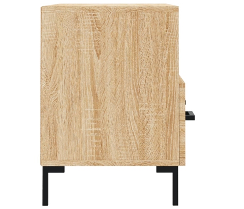 Mueble para TV madera contrachapada roble ahumado 80x36x50 cm