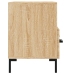 Mueble para TV madera contrachapada roble ahumado 80x36x50 cm