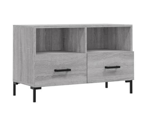 Mueble de TV madera de ingeniería gris Sonoma 80x36x50 cm