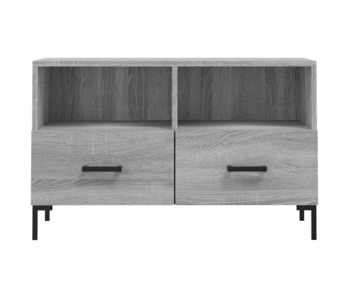 Mueble de TV madera de ingeniería gris Sonoma 80x36x50 cm