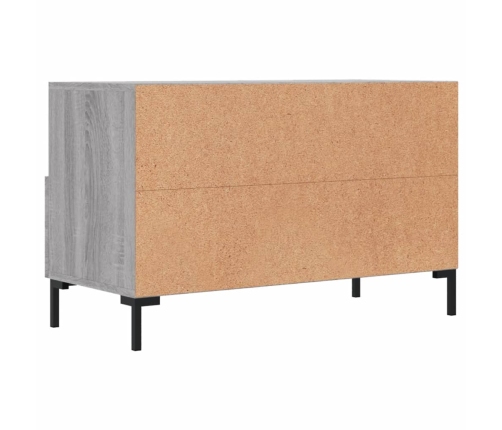 Mueble de TV madera de ingeniería gris Sonoma 80x36x50 cm