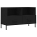 Mueble para TV madera contrachapada negro 80x36x50 cm