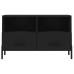 Mueble para TV madera contrachapada negro 80x36x50 cm