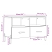 Mueble de TV madera contrachapada blanco brillo 80x36x50 cm