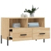 Mueble para TV madera contrachapada roble ahumado 80x36x50 cm