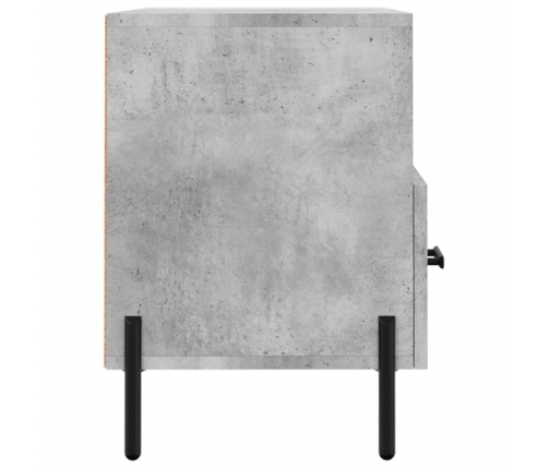 Mueble para TV madera contrachapada gris hormigón 80x36x50 cm