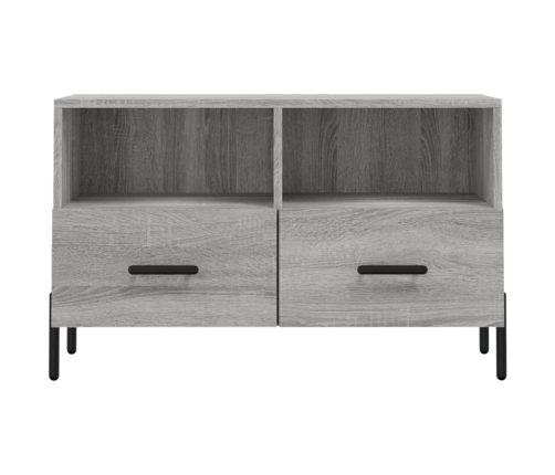 Mueble de TV madera de ingeniería gris Sonoma 80x36x50 cm