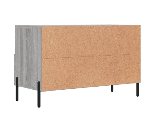 Mueble de TV madera de ingeniería gris Sonoma 80x36x50 cm