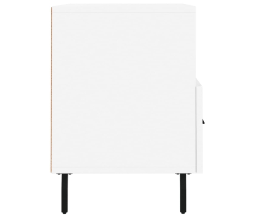 Mueble para TV madera contrachapada blanco 80x36x50 cm