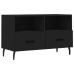 Mueble para TV madera contrachapada negro 80x36x50 cm