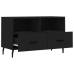 Mueble para TV madera contrachapada negro 80x36x50 cm