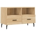 Mueble para TV madera contrachapada roble ahumado 80x36x50 cm