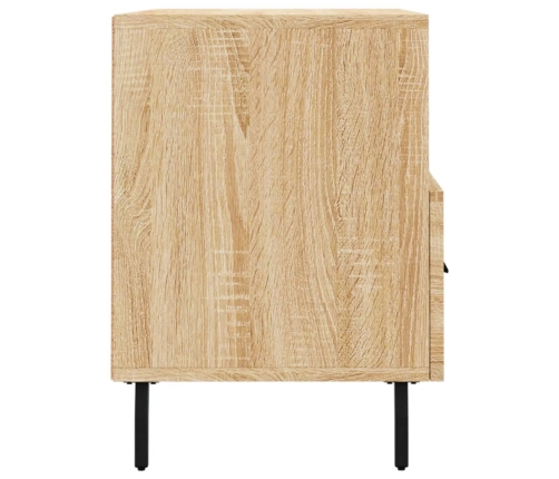 Mueble para TV madera contrachapada roble ahumado 80x36x50 cm