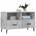 Mueble para TV madera contrachapada gris hormigón 80x36x50 cm