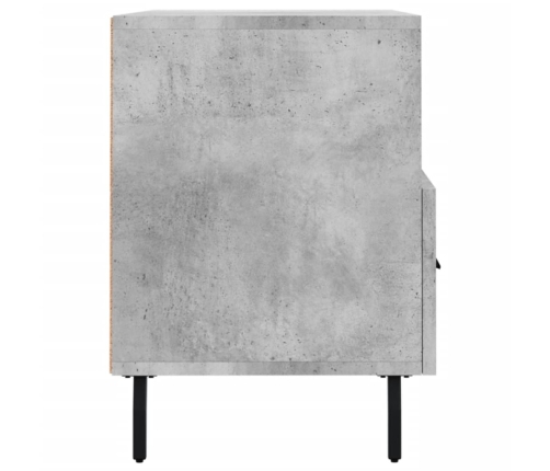 Mueble para TV madera contrachapada gris hormigón 80x36x50 cm