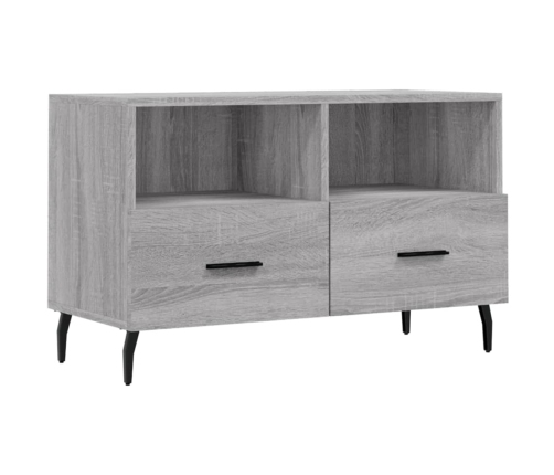 Mueble de TV madera de ingeniería gris Sonoma 80x36x50 cm