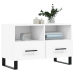 Mueble para TV madera contrachapada blanco 80x36x50 cm