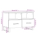 Mueble para TV madera contrachapada blanco 80x36x50 cm