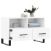 Mueble para TV madera contrachapada blanco 80x36x50 cm