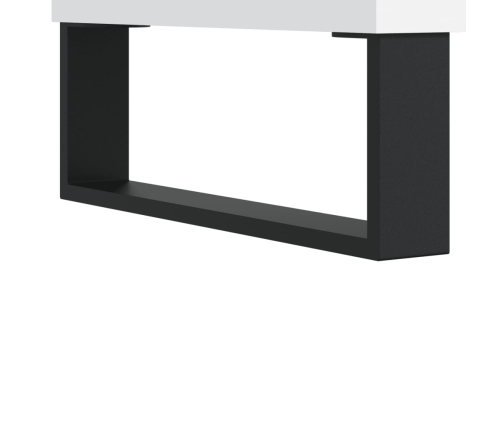 Mueble para TV madera contrachapada blanco 80x36x50 cm