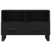 Mueble para TV madera contrachapada negro 80x36x50 cm