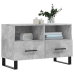 Mueble para TV madera contrachapada gris hormigón 80x36x50 cm