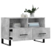 Mueble para TV madera contrachapada gris hormigón 80x36x50 cm