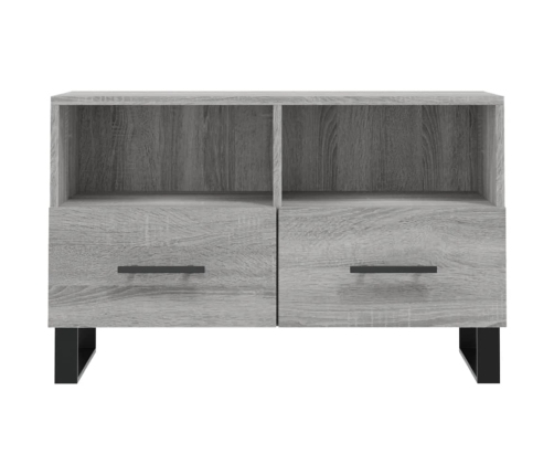 Mueble de TV madera de ingeniería gris Sonoma 80x36x50 cm