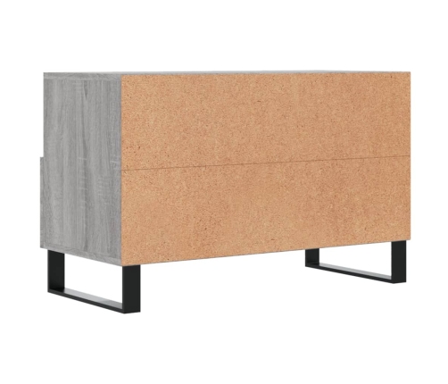 Mueble de TV madera de ingeniería gris Sonoma 80x36x50 cm