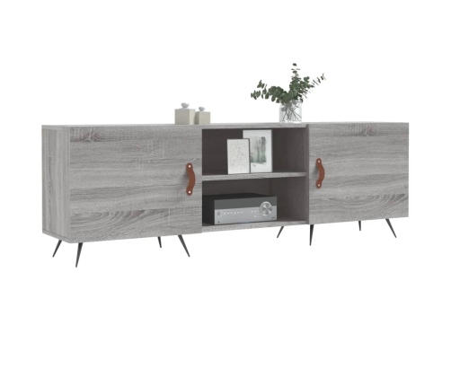 Mueble para TV madera de ingeniería gris Sonoma 150x30x50 cm