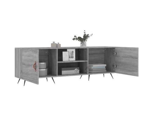 Mueble para TV madera de ingeniería gris Sonoma 150x30x50 cm