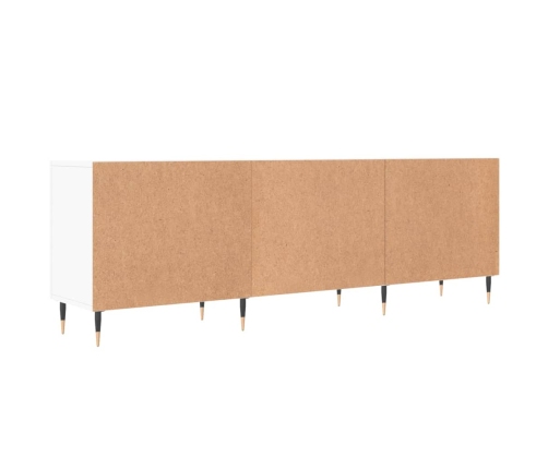 Mueble para TV madera de ingeniería blanco 150x30x50 cm