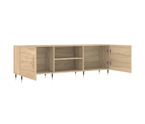 Mueble para TV madera de ingeniería roble Sonoma 150x30x50 cm