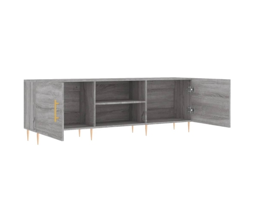 Mueble para TV madera de ingeniería gris Sonoma 150x30x50 cm