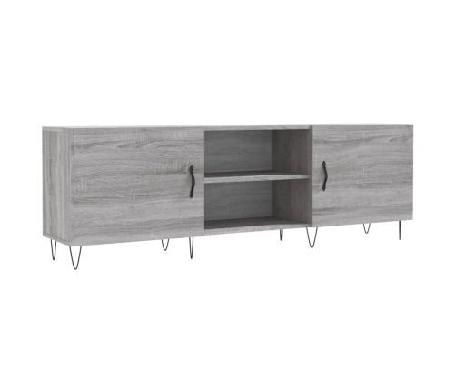 vidaXL Mueble para TV madera de ingeniería gris Sonoma 150x30x50 cm