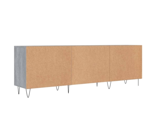 vidaXL Mueble para TV madera de ingeniería gris Sonoma 150x30x50 cm