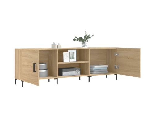 vidaXL Mueble para TV madera de ingeniería roble Sonoma 150x30x50 cm