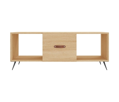 Mesa de centro madera contrachapada roble Sonoma 102x50x40 cm