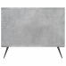 Mesa de centro madera contrachapada gris hormigón 102x50x40 cm