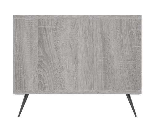 Mesa de centro madera contrachapada gris Sonoma 102x50x40 cm