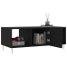 vidaXL Mesa de centro madera contrachapada negro 102x50x40 cm