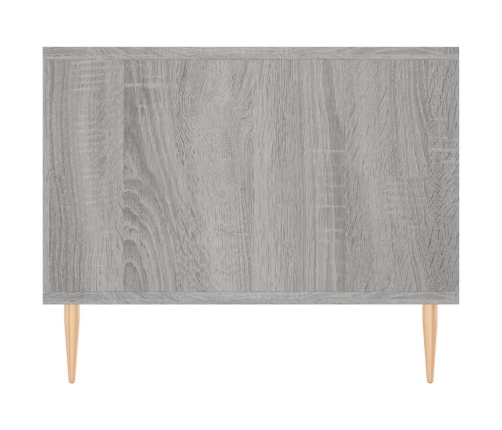 Mesa de centro madera contrachapada gris Sonoma 102x50x40 cm