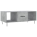 Mesa de centro madera contrachapada gris hormigón 102x50x40 cm