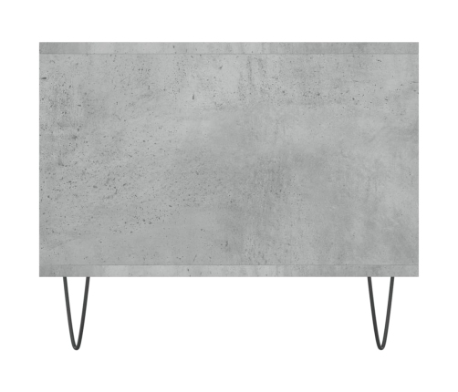 Mesa de centro madera contrachapada gris hormigón 102x50x40 cm